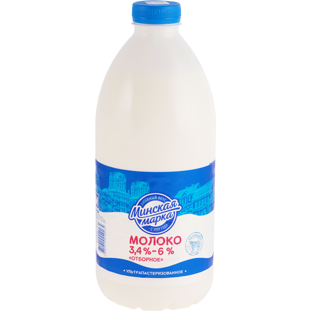 Молоко ультрапастеризованное «Минская марка» 3.4-6% (1.5 л)