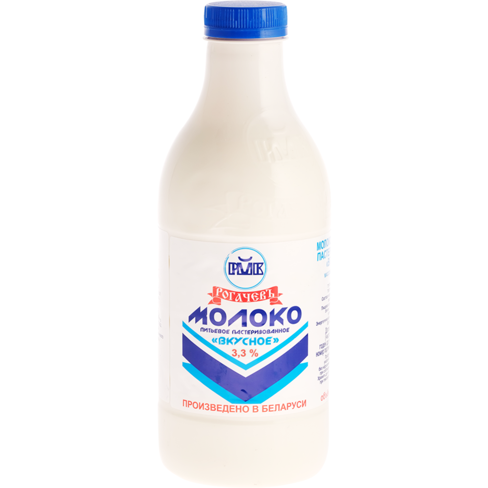 Молоко пастеризованное «Вкусное» 3.3% (890 мл)
