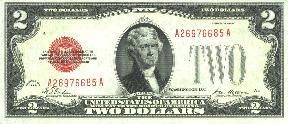 2 US Dollar Bill - 10 Interesting Facts